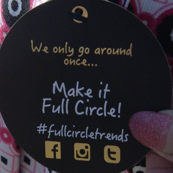 Jolie & Joy High Waist Skirt with Elastic Waistband Fuchsia Size Medium - Picture 4 of 5